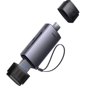Hurtownia GSM - Czytnik kart SD/TF Baseus Lite Series USB-A/USB-C szary - BSU3448GRY - {ean13} - Hurt