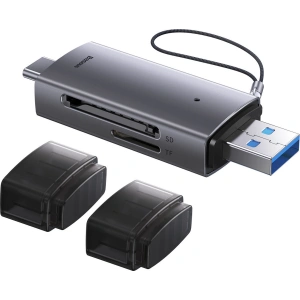 Hurtownia GSM - Czytnik kart SD/TF Baseus Lite Series USB-A/USB-C szary - BSU3448GRY - {ean13} - Hurt