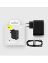 Hurtownia GSM - Ładowarka sieciowa Baseus GaN5 Pro USB-C/USB 100W PD 3.0 QC4 .0+ AFC biały - BSU3450WHT - {ean13} - Hurt