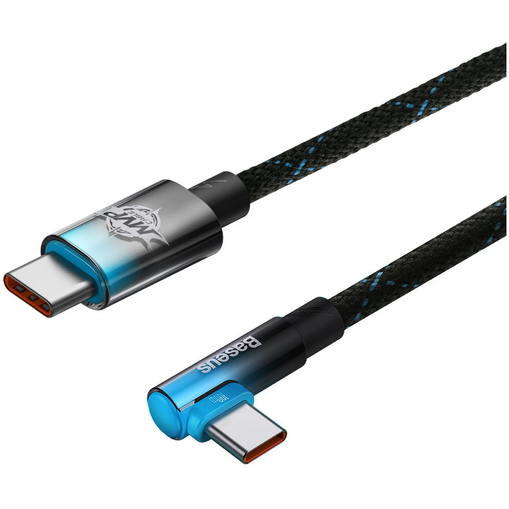Hurtownia GSM - Kabel kątowy Baseus MVP Elbow USB-C - USB-C PD 100W 2m 5A niebieski - BSU3455BLU - {ean13} - Hurt