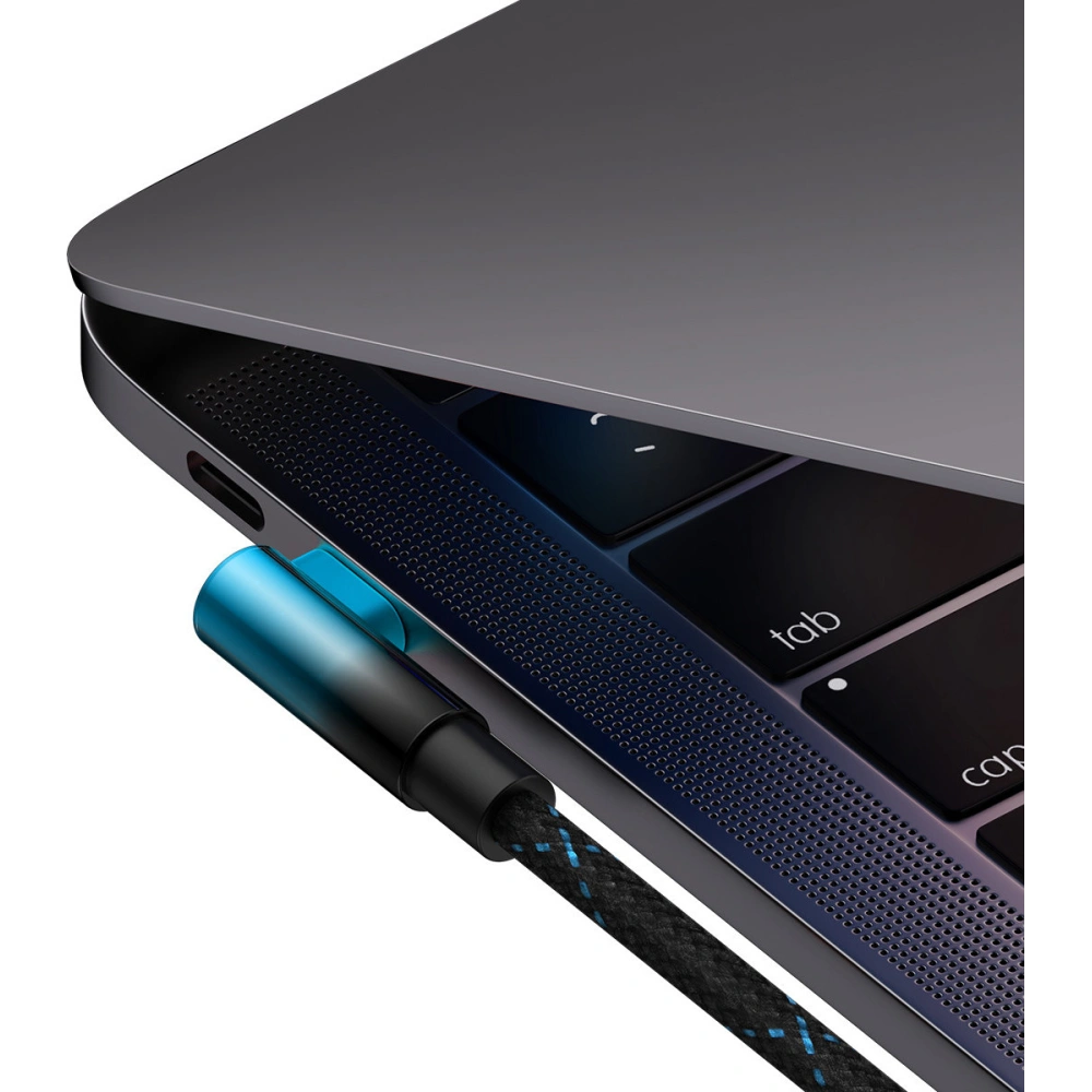 Hurtownia GSM - Kabel kątowy Baseus MVP Elbow USB-C - USB-C PD 100W 2m 5A niebieski - BSU3455BLU - {ean13} - Hurt