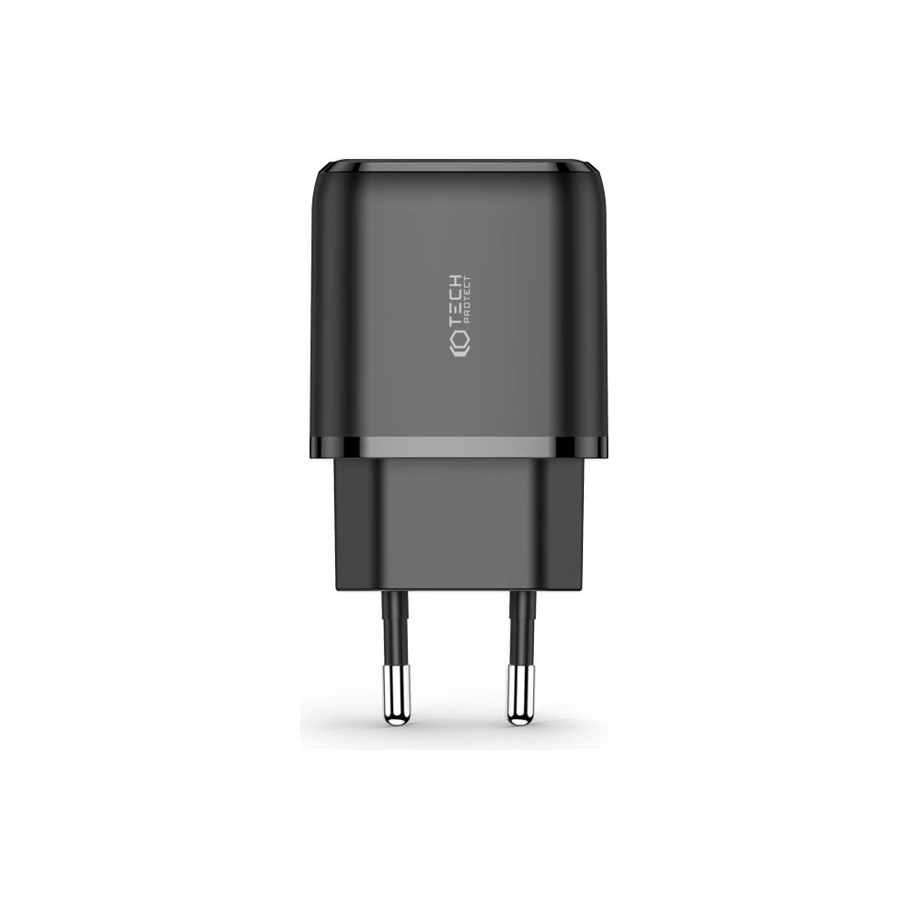 Hurtownia GSM - Ładowarka sieciowa Tech-Protect C20W 2-port Network Charger PD 20W QC 3.0 Black - THP1170BLK - {ean13} - Hurt