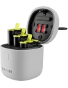 Wholesale Telesin 3-slot waterproof charger Allin box for GoPro Hero 9 / Hero 10 + 3 batteries (GP-BTR-906-GY-B) - TLS092 - {ean13} - Hurt