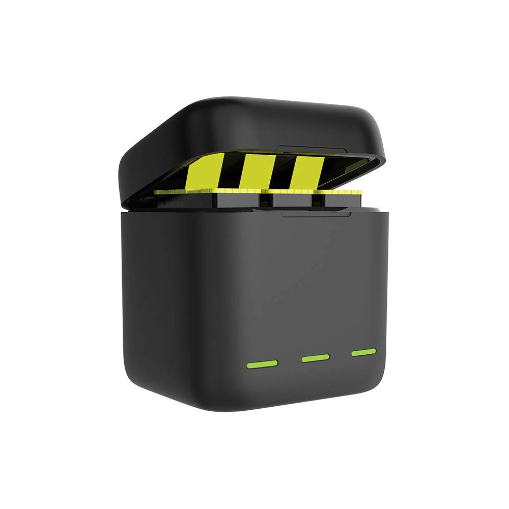 Hurtownia GSM - Nabíječka tříkanálová Box Telesin pro GoPro Hero 9 / Hero 10 + 3 akumulátory (GP-BNC-902-B) - TLS093 - {ean13} - Hurt