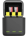 Telesin 3-slot charger Box for GoPro Hero 9 / Hero 10 + 3 batteries (GP-BNC-902-B)