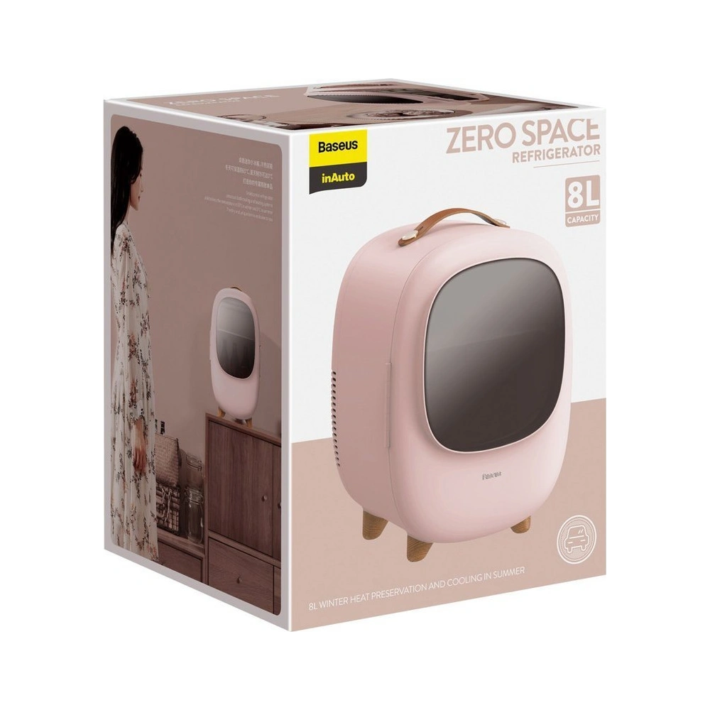 Wholesale Baseus mini portable travel fridge refrigerator pink - BSU3457PNK - {ean13} - Hurt