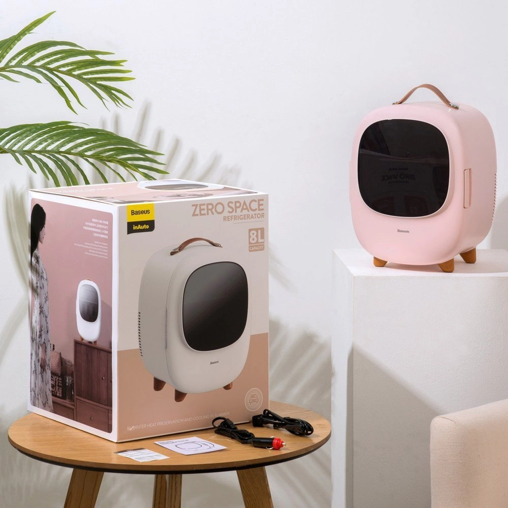 Wholesale Baseus mini portable travel fridge refrigerator pink - BSU3457PNK - {ean13} - Hurt