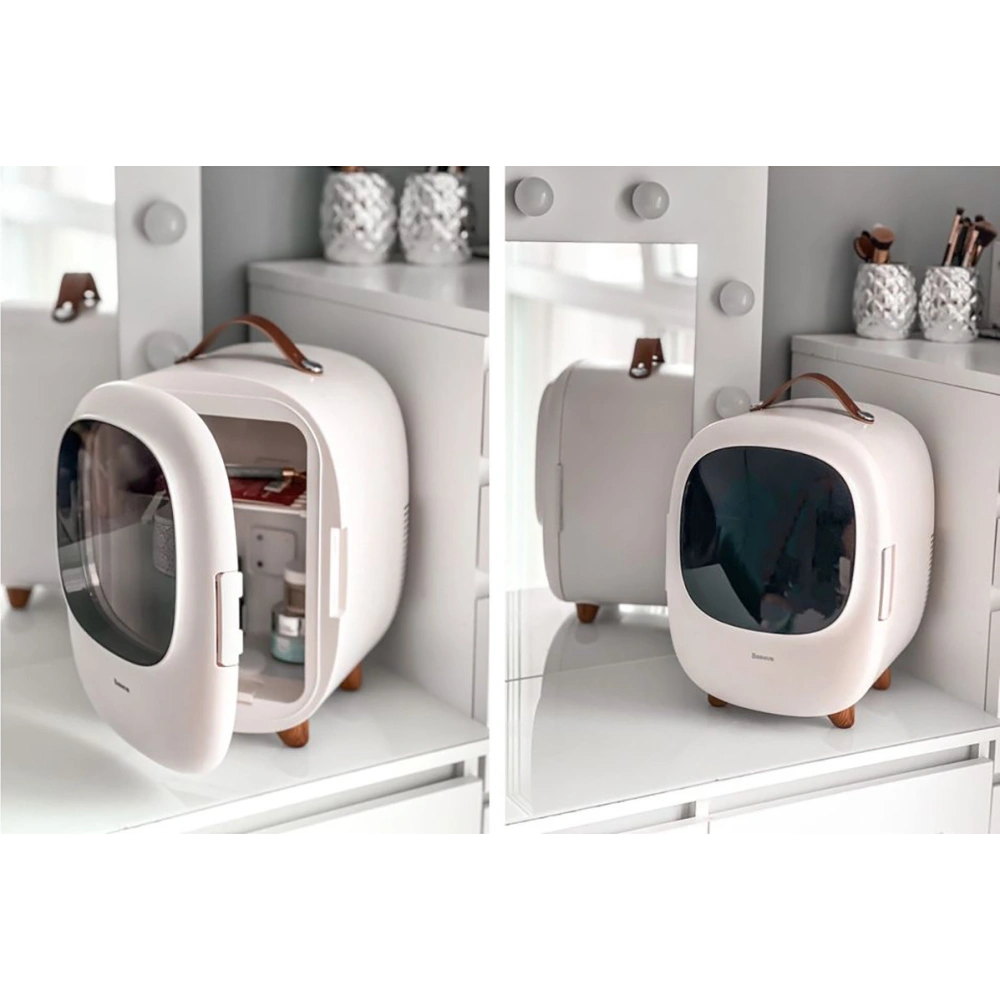 Wholesale Baseus mini portable travel fridge refrigerator pink - BSU3457PNK - {ean13} - Hurt
