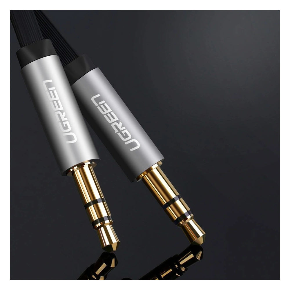 Hurtownia GSM - Plochý kabel UGREEN audio AUX 3,5mm mini jack 5m stříbrný - UGR1330SLV - {ean13} - Hurt
