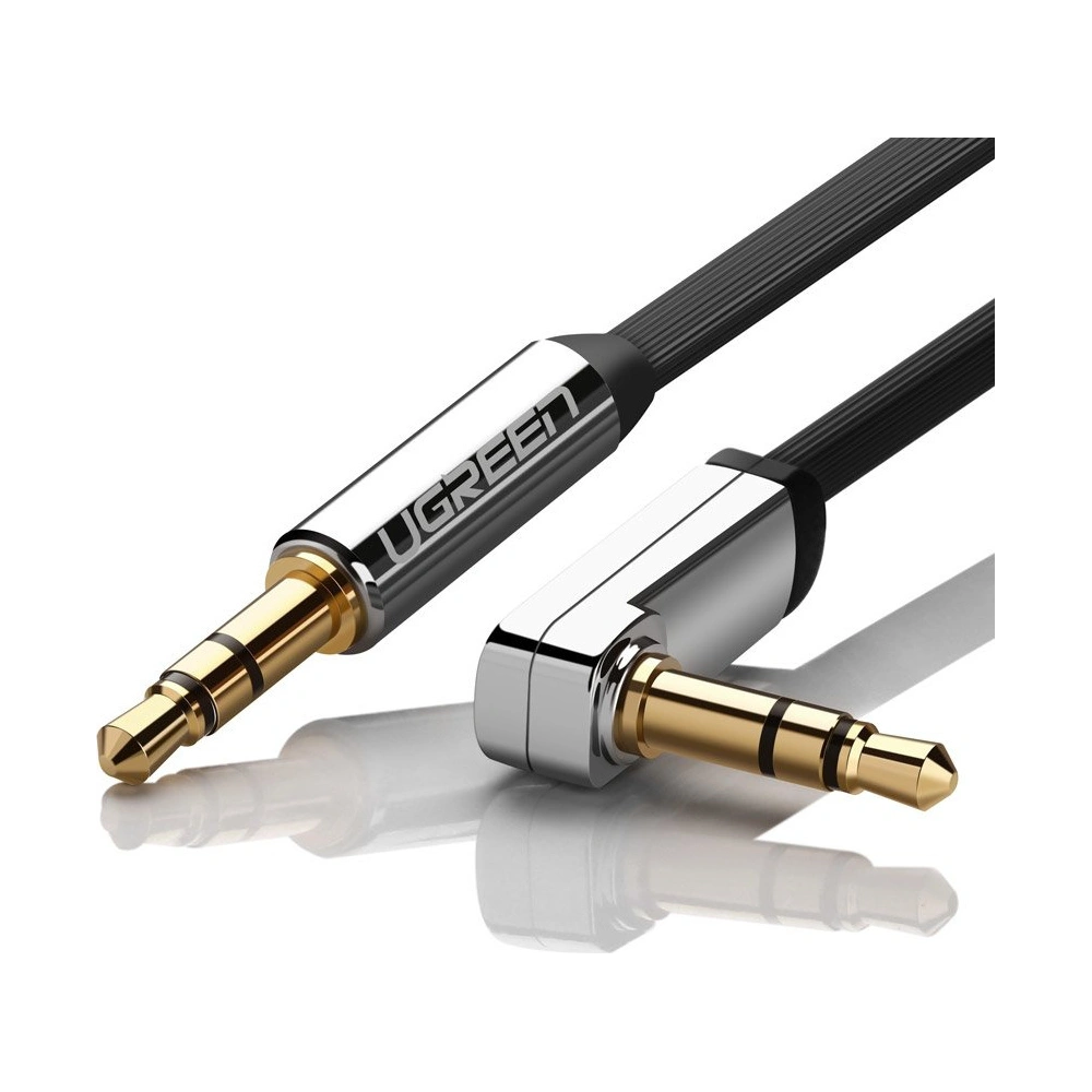 Hurtownia GSM - Plochý kabel UGREEN audio AUX 3,5mm mini jack 5m stříbrný - UGR1330SLV - {ean13} - Hurt