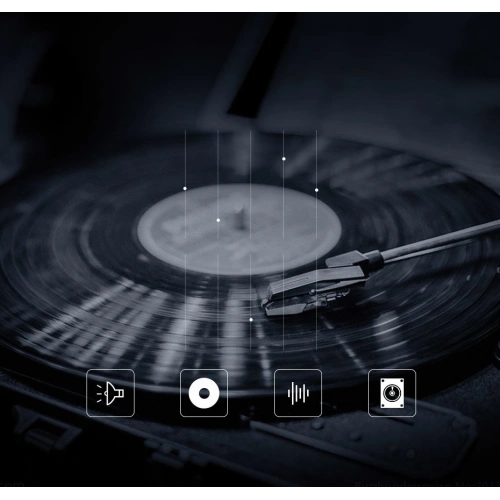 Płaski kabel UGREEN audio AUX 3,5mm mini jack 5m srebrny