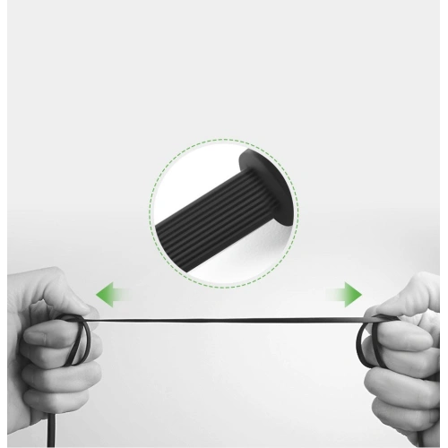 Płaski kabel UGREEN audio AUX 3,5mm mini jack 5m srebrny