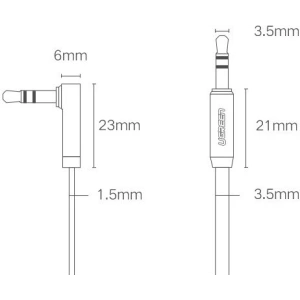 Hurtownia GSM - Płaski kabel UGREEN audio AUX 3,5mm mini jack 5m srebrny - UGR1330SLV - {ean13} - Hurt