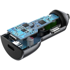 Hurtownia GSM - Ładowarka samochodowa UGREEN CD213 2x USB-C QC3.0 PD 3.0 36W FCP AFC 3A szary - UGR1331GRY - {ean13} - Hurt