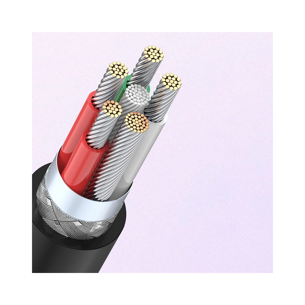 Wholesale UGREEN US307 angle cable with side USB plug - USB Type C 5 A Quick Charge 3.0 SCP FCP 2 m black - UGR1332BLK - {ean13} - Hurt