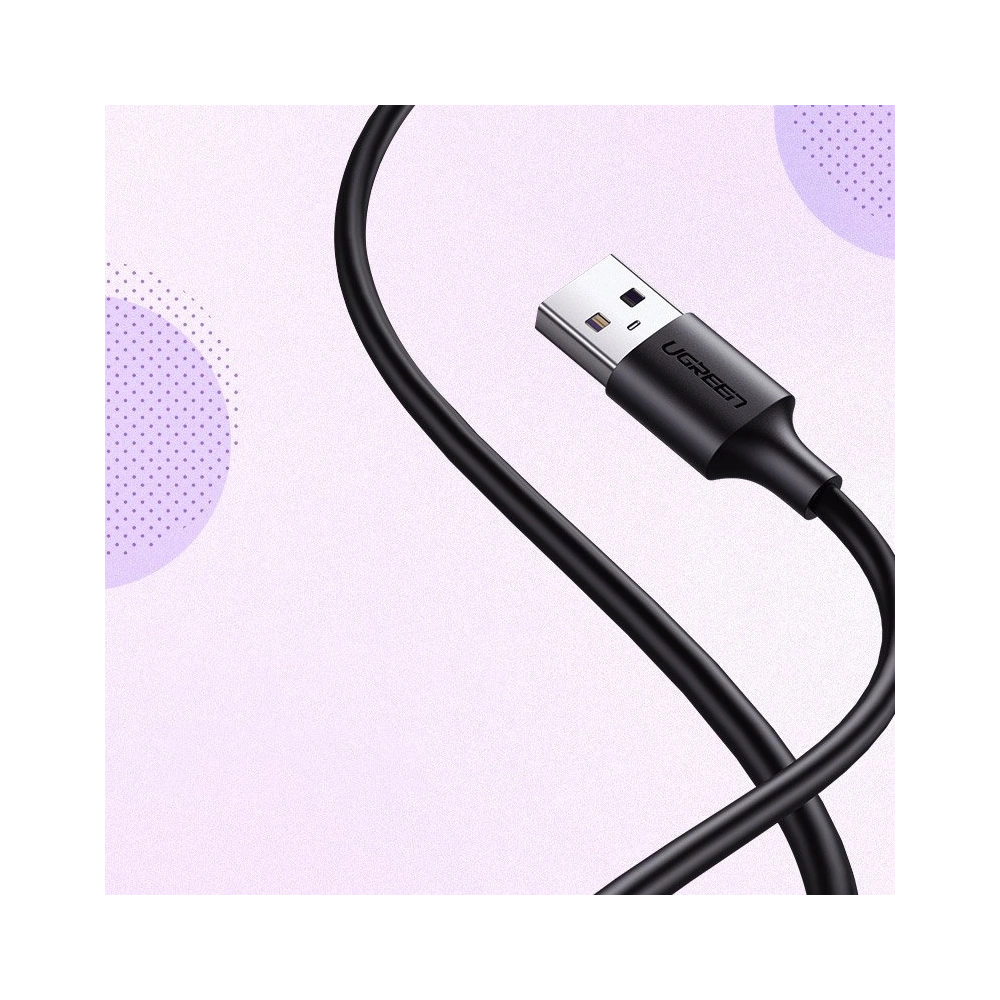 Wholesale UGREEN US307 angle cable with side USB plug - USB Type C 5 A Quick Charge 3.0 SCP FCP 2 m black - UGR1332BLK - {ean13} - Hurt