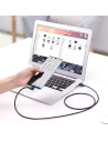 Hurtownia GSM - Kątowy kabel UGREEN US307 USB-A - USB-C QC 3.0 SCP FCP 5A 2m czarny - UGR1332BLK - {ean13} - Hurt