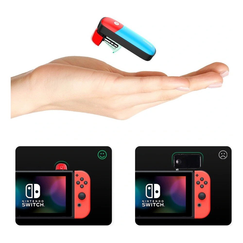 Hurtownia GSM - Transmitter UGREEN Bluetooth 5.0 aptX 3,5mm mini jack pro Nintendo Switch - UGR1335 - {ean13} - Hurt