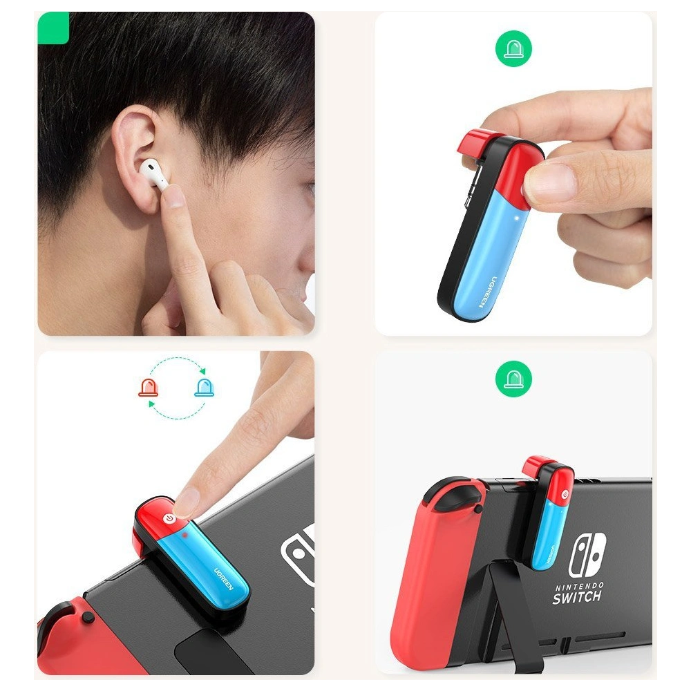 Hurtownia GSM - Transmitter UGREEN Bluetooth 5.0 aptX 3,5mm mini jack pro Nintendo Switch - UGR1335 - {ean13} - Hurt