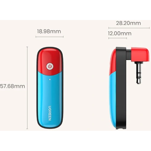 Transmiter UGREEN Bluetooth 5.0 aptX 3,5mm mini jack do Nintendo Switch