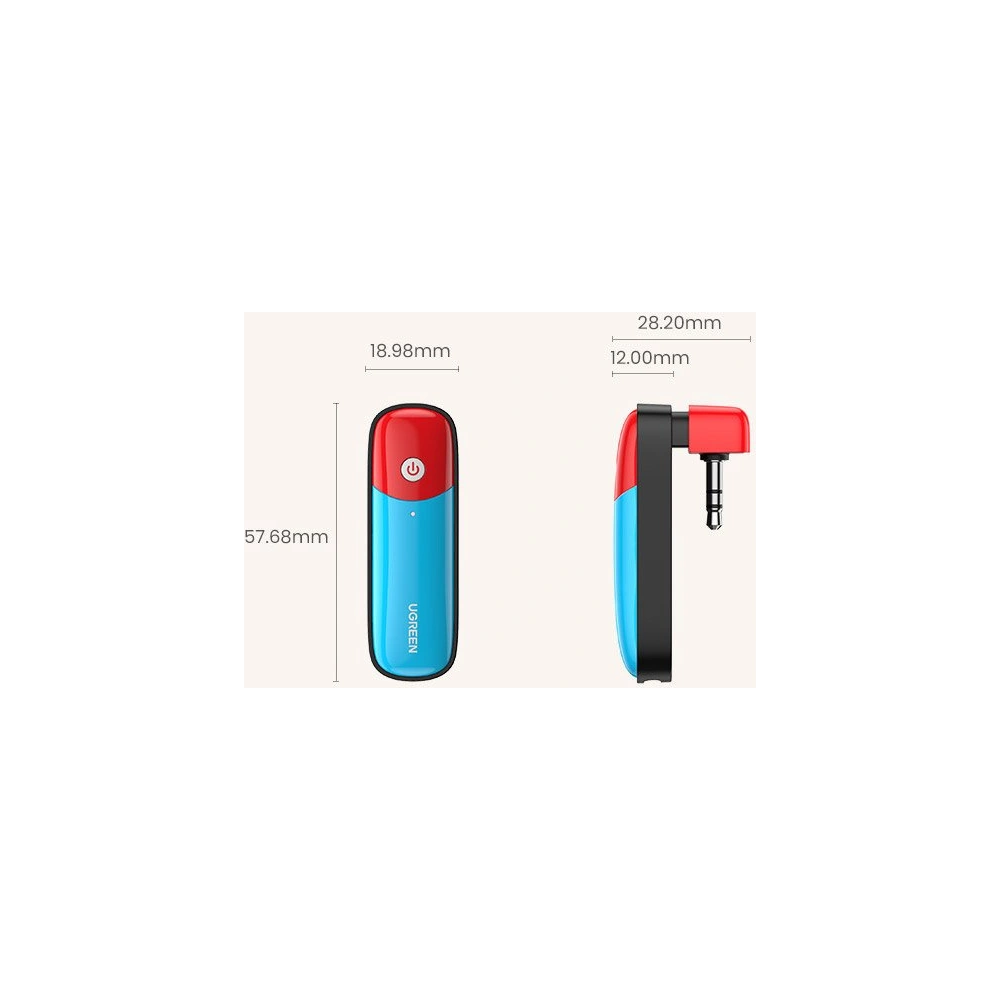 Hurtownia GSM - Transmitter UGREEN Bluetooth 5.0 aptX 3,5mm mini jack pro Nintendo Switch - UGR1335 - {ean13} - Hurt