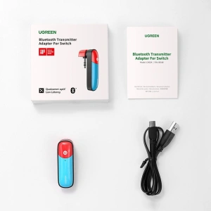 Hurtownia GSM - Transmiter UGREEN Bluetooth 5.0 aptX 3,5mm mini jack do Nintendo Switch - UGR1335 - {ean13} - Hurt