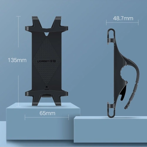 Uchwyt rowerowy UGREEN LP116 silikonowy na kierownicę czarny