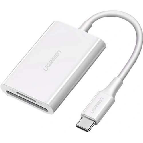 Czytnik kart SD/microSD/TF UGREEN CM265 USB-C 3.2 Gen 1 biały