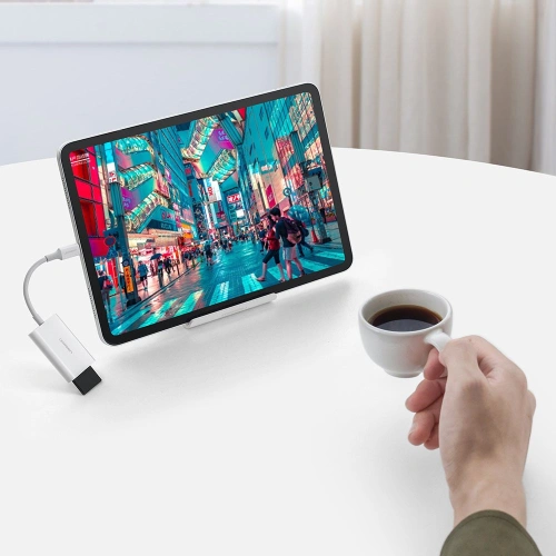 Czytnik kart SD/microSD/TF UGREEN CM265 USB-C 3.2 Gen 1 biały