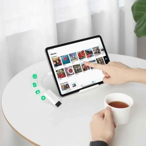Wholesale UGREEN CM265 memory card reader OTG SD 4.0 / micro SD (TF) 4.0 (UHS-II, UHS-2 - 280 MBps) to USB Type C 3.2 Gen 1 white - UGR1338WHT - {ean13} - Hurt