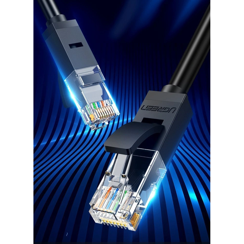 Hurtownia GSM - Síťový kabel UGREEN NW102 Ethernet patchcord RJ45 Cat 6 UTP 1000Mbps 1m bílý - UGR1339WHT - {ean13} - Hurt