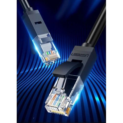 Kabel sieciowy UGREEN NW102 Ethernet  patchcord RJ45 Cat 6 UTP 1000Mbps 5m biały