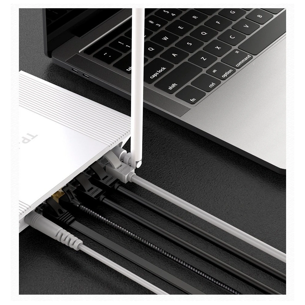 Wholesale UGREEN NW102 cable internet network cable Ethernet patchcord RJ45 Cat 6 UTP 1000Mbps 5m white - UGR1340WHT - {ean13} - Hurt