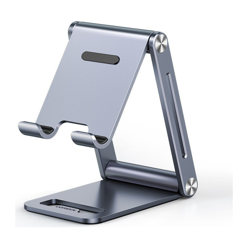 Ugreen Distributor - 6957303887088 - UGR1341GRY - UGREEN LP263 metal aluminum folding phone holder tablet gray - B2B homescreen