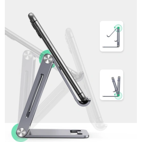Podstawka na telefon/tablet UGREEN LP263 aluminiowa szary