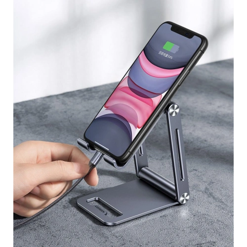 Podstawka na telefon/tablet UGREEN LP263 aluminiowa szary