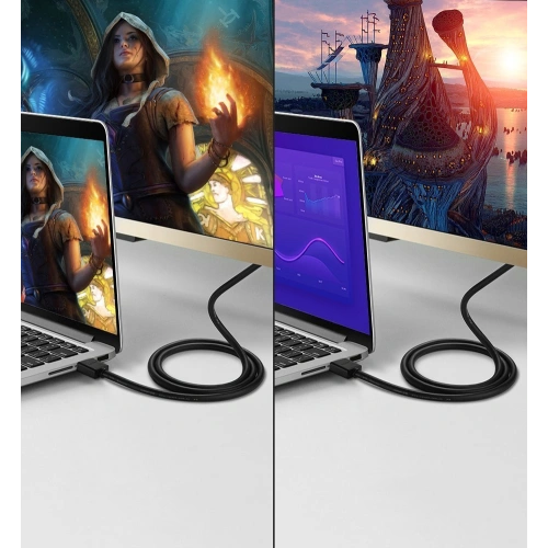 Kabel UGREEN HD104 HDMI 1.4 4K 30 Hz 3D 10 m czarny