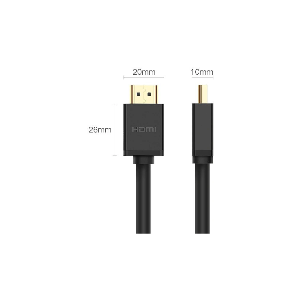 Hurtownia GSM - Kabel UGREEN HD104 HDMI 1.4 4K 30 Hz 3D 10 m černý - UGR1342BLK - {ean13} - Hurt