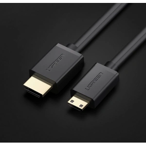 Hurtownia GSM - Kabel UGREEN HD108 HDMI (męski) - mini HDMI (męski) 3D Ethernet ARC 1m czarny - UGR1343BLK - {ean13} - Hurt