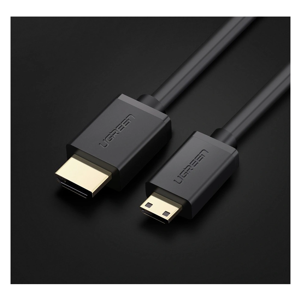 Hurtownia GSM - Kabel UGREEN HD108 HDMI (samec) - mini HDMI (samec) 3D Ethernet ARC 1m černý - UGR1343BLK - {ean13} - Hurt