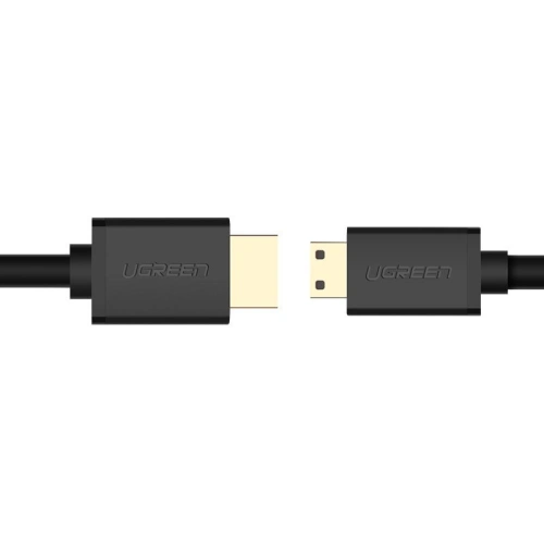 Kabel UGREEN HD108 HDMI (męski) - mini HDMI (męski) 3D Ethernet ARC 1m czarny