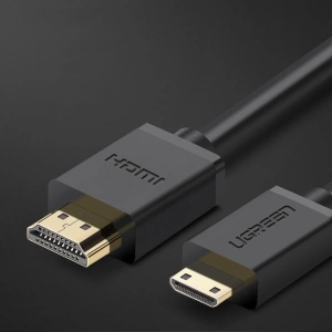 Hurtownia GSM - Kabel UGREEN HD108 HDMI (męski) - mini HDMI (męski) 3D Ethernet ARC 1m czarny - UGR1343BLK - {ean13} - Hurt