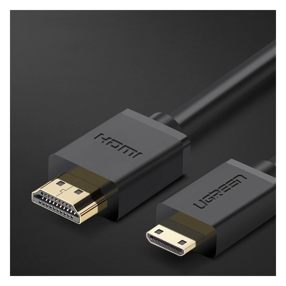 Hurtownia GSM - Kabel UGREEN HD108 HDMI (samec) - mini HDMI (samec) 3D Ethernet ARC 1m černý - UGR1343BLK - {ean13} - Hurt