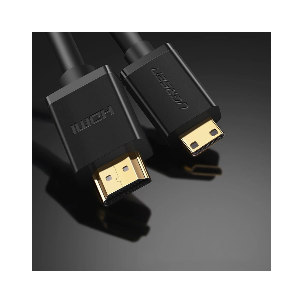 Hurtownia GSM - Kabel UGREEN HD108 HDMI (samec) - mini HDMI (samec) 3D Ethernet ARC 1m černý - UGR1343BLK - {ean13} - Hurt