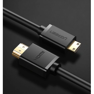 Hurtownia GSM - Kabel UGREEN HD108 HDMI (męski) - mini HDMI (męski) 3D Ethernet ARC 1m czarny - UGR1343BLK - {ean13} - Hurt