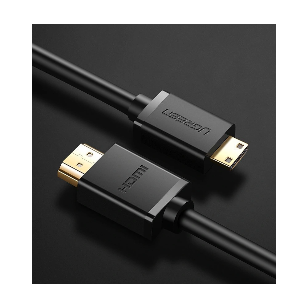 Hurtownia GSM - Kabel UGREEN HD108 HDMI (samec) - mini HDMI (samec) 3D Ethernet ARC 1m černý - UGR1343BLK - {ean13} - Hurt