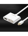 Hurtownia GSM - Adaptér UGREEN MD108 HDMI / VGA - mini DisplayPort 4K@30 Hz Full HD 1080p černý - UGR1345BLK - {ean13} - Hurt