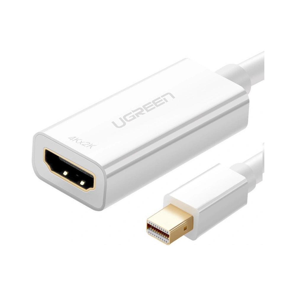 Hurtownia GSM - Adaptér UGREEN MD112 FHD (1080p) HDMI (ženský) - Mini DisplayPort (mužský - Thunderbolt 2.0) bílý - UGR1346WHT - {ean13} - Hurt
