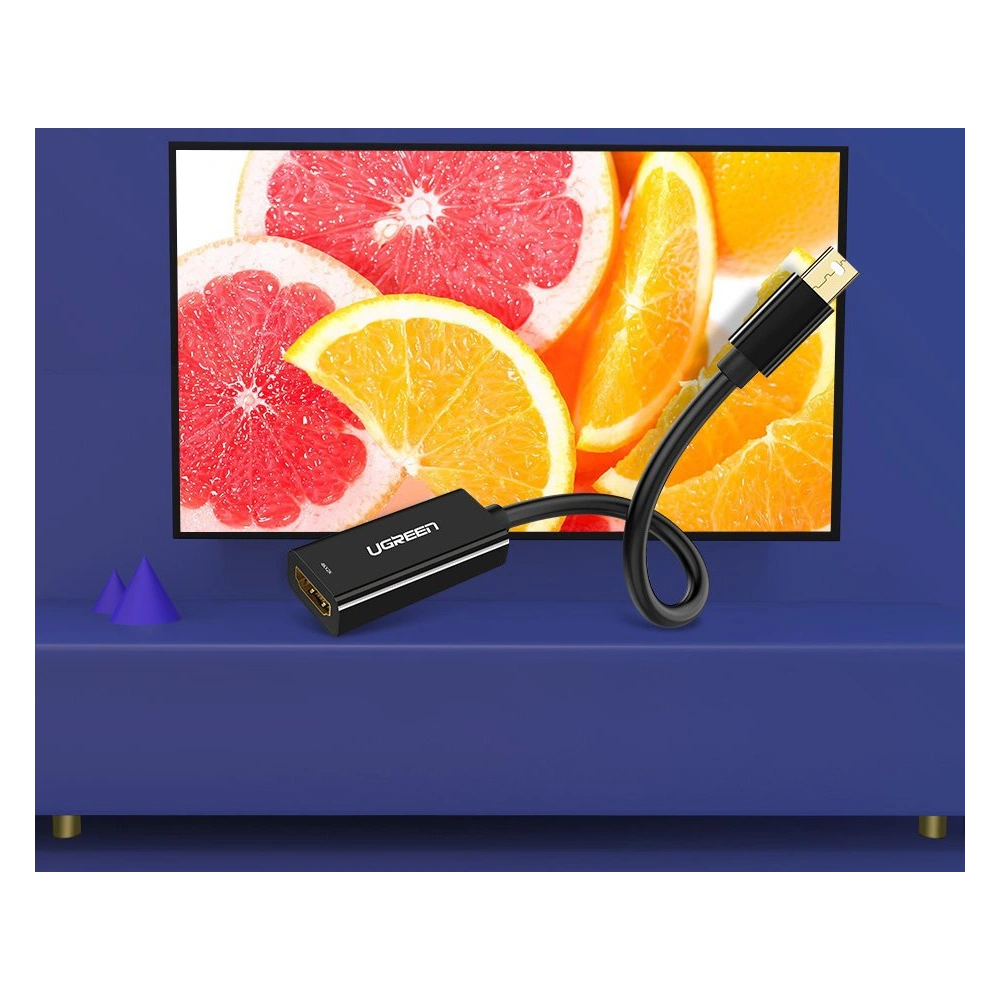 Hurtownia GSM - Adaptér UGREEN MD112 FHD (1080p) HDMI (ženský) - Mini DisplayPort (mužský - Thunderbolt 2.0) bílý - UGR1346WHT - {ean13} - Hurt