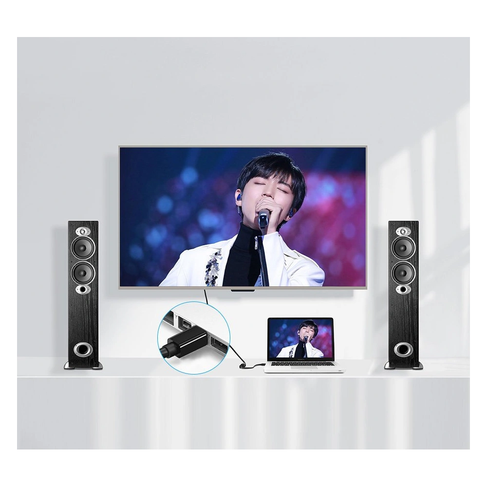 Hurtownia GSM - Adaptér UGREEN MD112 FHD (1080p) HDMI (ženský) - Mini DisplayPort (mužský - Thunderbolt 2.0) bílý - UGR1346WHT - {ean13} - Hurt